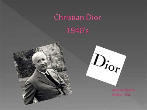 dior présentation|christian dior known for.